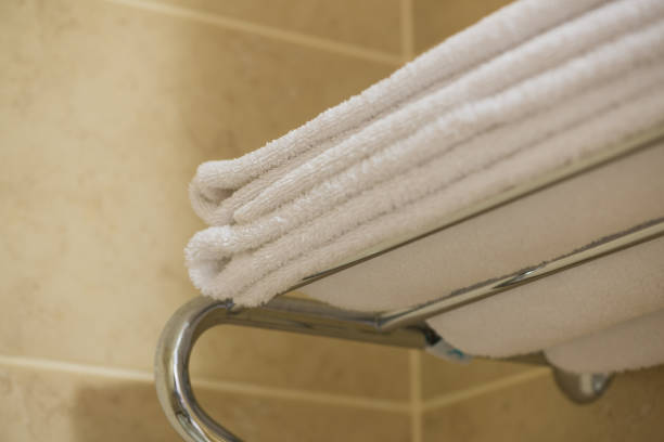 istock towel in the bathroom 1059714008