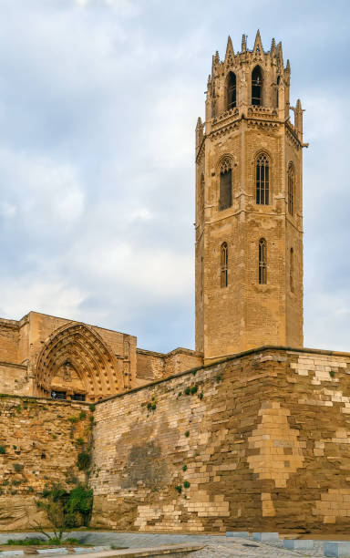 istock Old Cathedral of Lleida, Spain 1059714018
