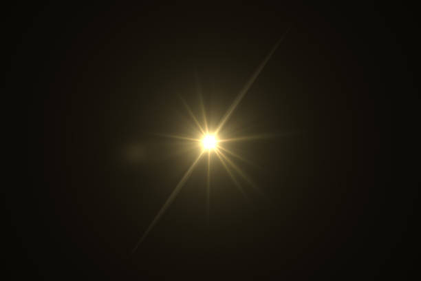 Lens Flare, Sun Light, Solar Energy Concept.