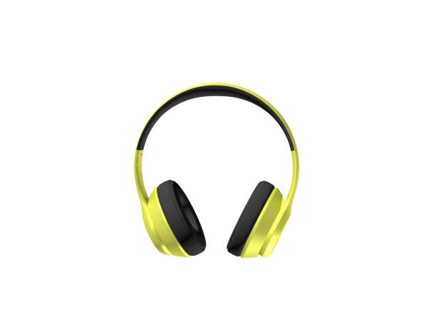 istock 3D RENDER OF GREEN HEADSET 1059729858
