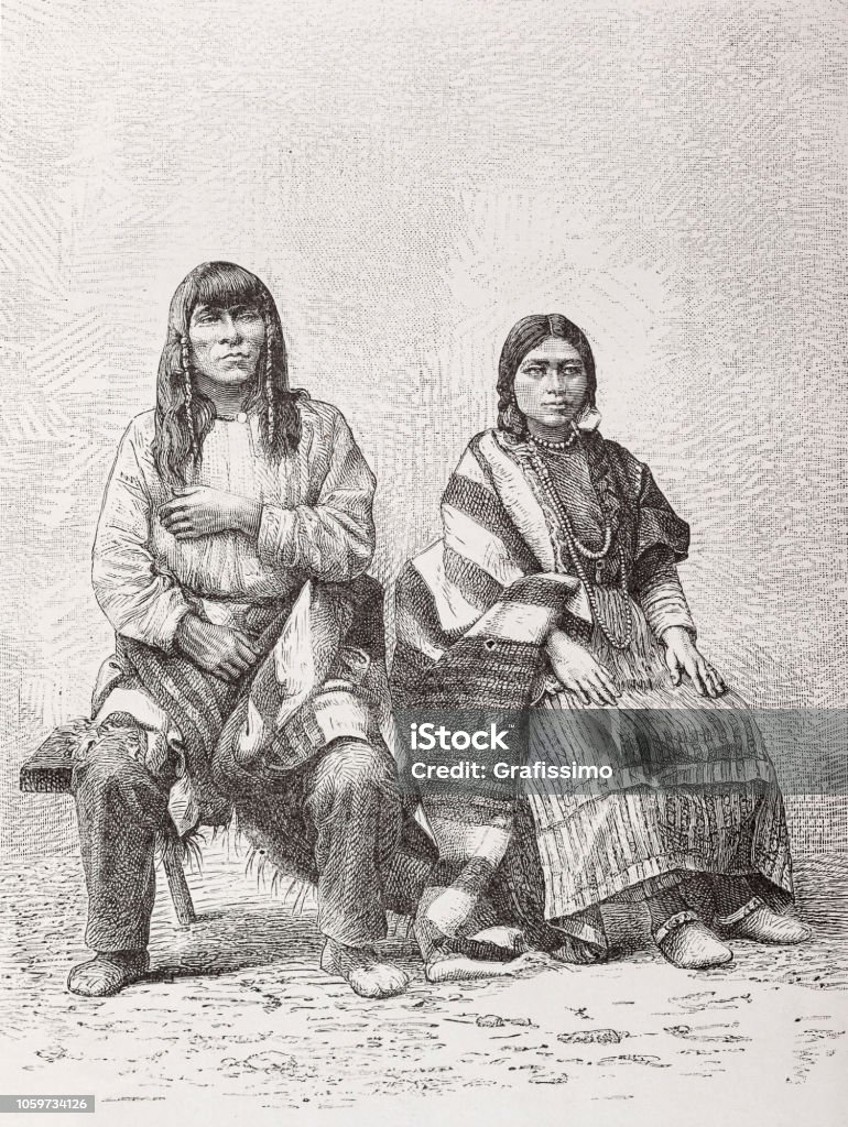 Native americans couple at Mission Santa Clara California 1870 illustration Steel engraving native americans couple at Mission Santa Clara, California, United States of America,
Original edition from my own archives
Source : Spamer Konversationslexikon A 1870
Drawing : Etienne Ronjat - Graveur : Hildibrand Indigenous Peoples of the Americas stock illustration