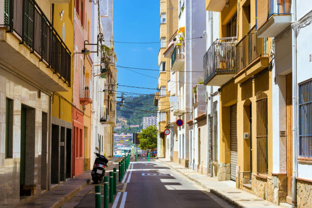 istock Streets architecture, Spanish beach resort Blanes 1059736468