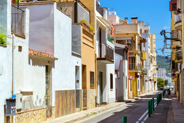istock Streets architecture, Spanish beach resort Blanes 1059736524