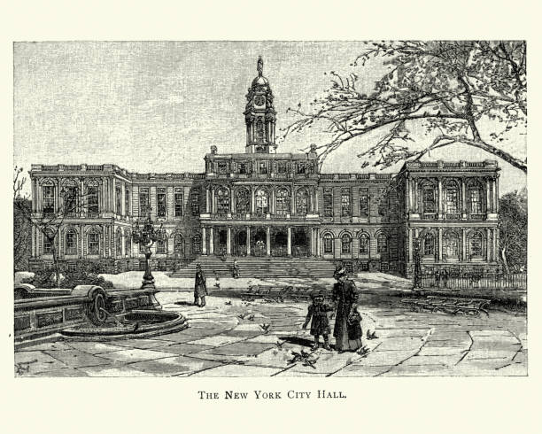 istock New York City Hall, 19th Century 1059763600