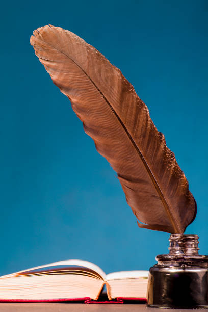 istock Book with a pen and an inkwell 1059764890