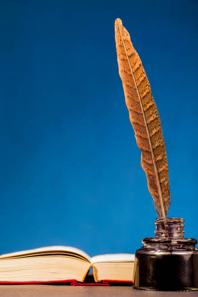 istock Book with a pen and an inkwell 1059765170