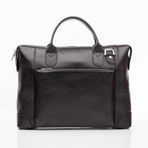 istock modern black leather men casual or business briefcase 1059771922