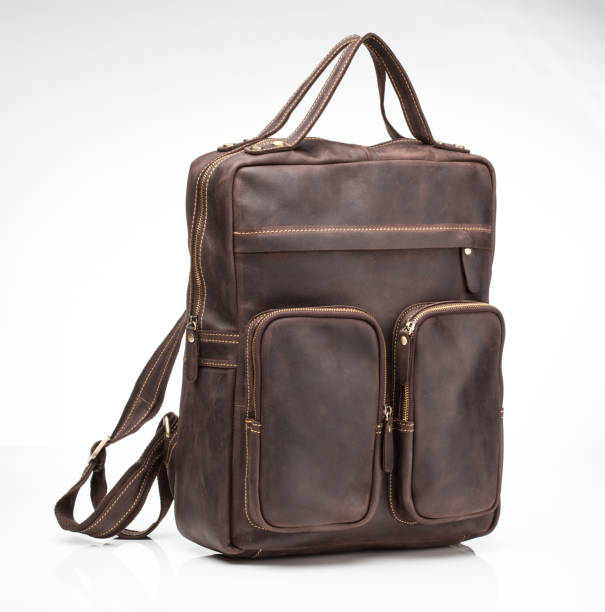 istock brown nubuck leather men casual bag with  patch pockets 1059772110