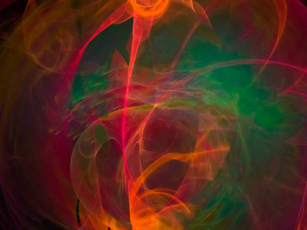 istock abstract digital fractal, digital future design, disco 1059778324