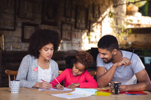 istock Happy family spending relaxing time together 1059778410
