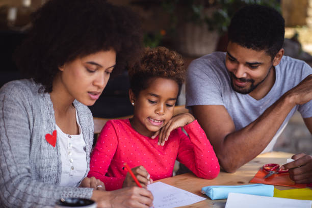 istock Happy family spending relaxing time together 1059778424