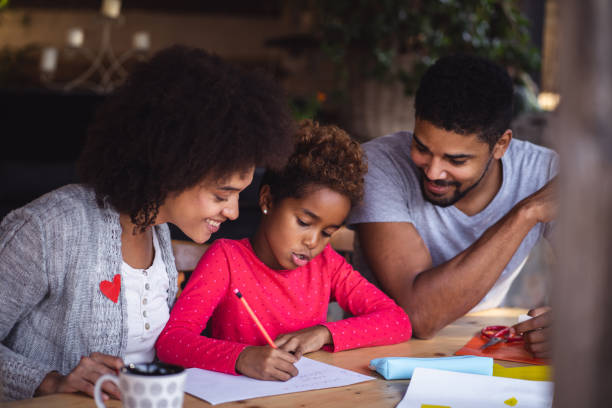 istock Happy family spending relaxing time together 1059778426