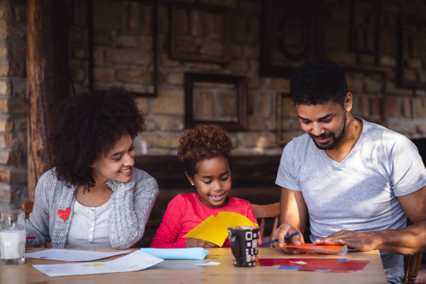 istock Happy family spending relaxing time together 1059778464