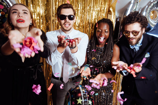 istock New year celebration with confetti 1059780264