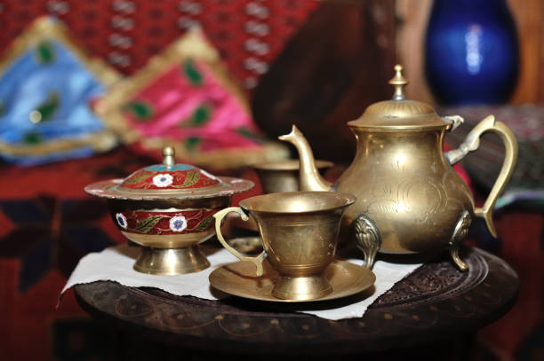 istock Set of Azerbaijan tea utensils.Tea dishes 1059783582