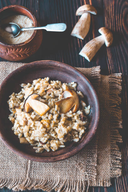 istock Risotto with porcini mushrooms 1059783632