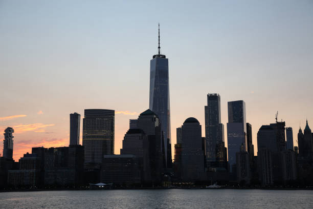 istock Sunrise at New York City 1059787328