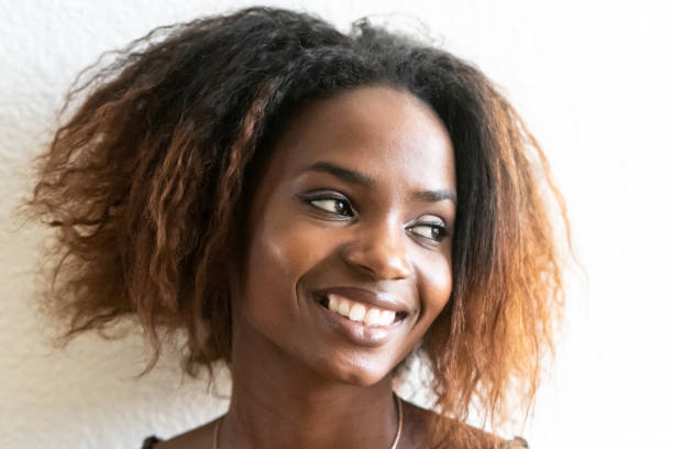 istock Smiling Beautiful black young woman 1059787594
