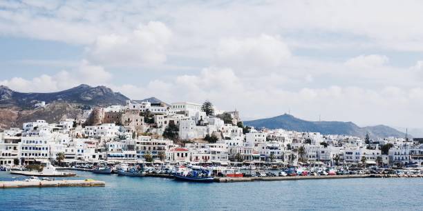 istock Naxos port and Hora town 1059813396