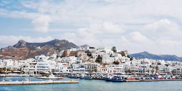 istock Naxos port and Hora town 1059814808