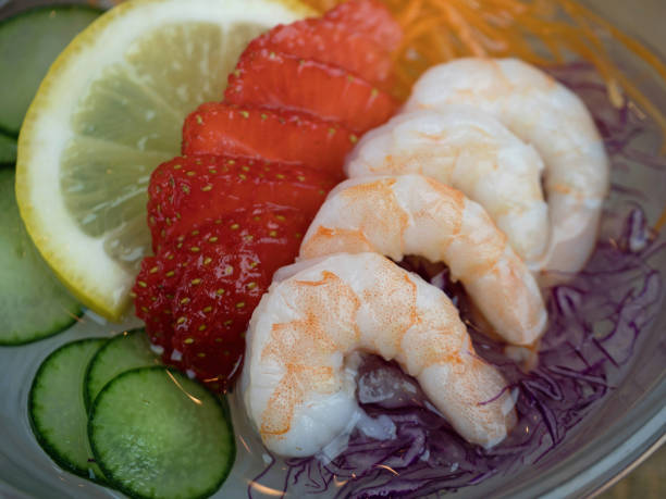 istock Sunomono Salad Shrimp Close-Up 1059833182