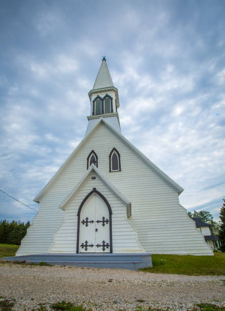 istock wooden Church in Quebec 1059844990