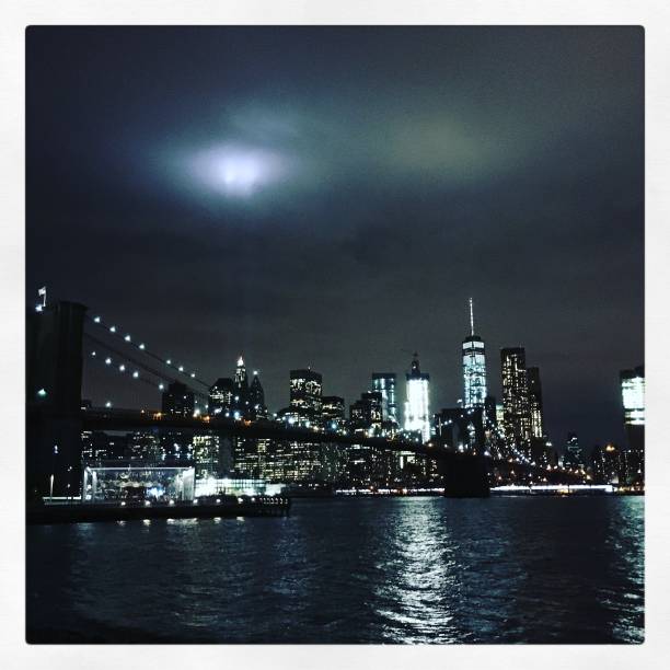 istock Between the Moon and New York City 1059860942