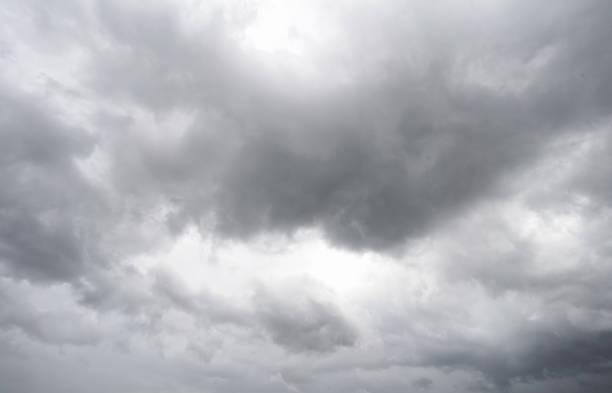 the sky in the cloudy day before storm and heavy rain
