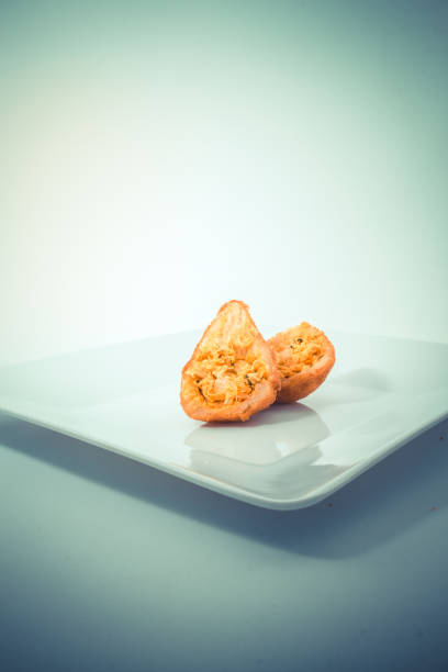 Brasilian snack coxinha,