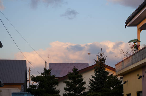 Morning residential area