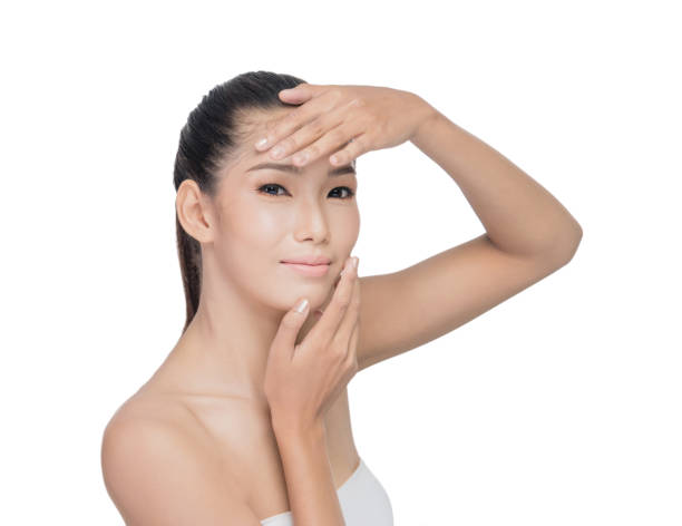istock asian woman with beauty face 1059920366