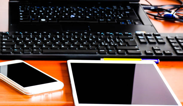 istock Tablet, smartphone and laptop on a table 1059923998