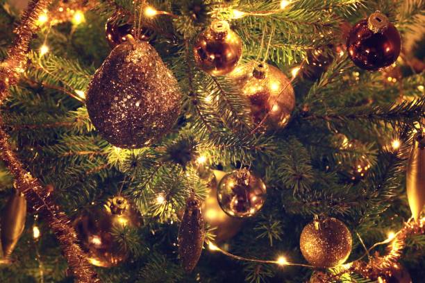istock Christmas shiny background. Christmas decorations. 1059924006