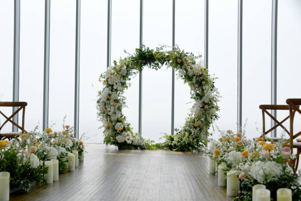 ceremonia de la boda - boda coreana fotografías e imágenes de stock