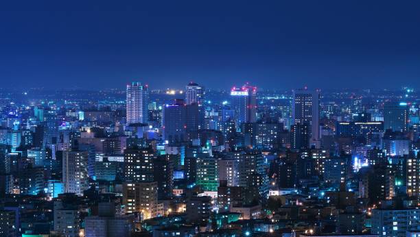 istock Sapporo of Japan's New Three Major Night View 1059924248