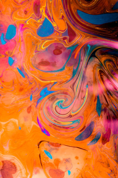 istock Abstract marbling art patterns as colorful background 1059932658