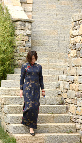 istock Cheongsam is a traditional Chinese dress with strong Chinese elements 1059934452