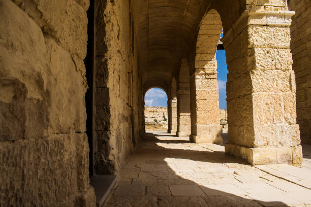 istock Passage in Fort Manoel, Malta and Baroque Archway 1059938168