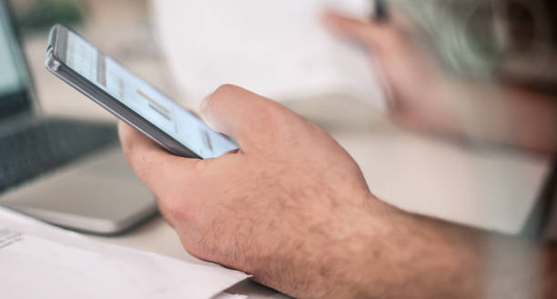 istock My job always is in my hand.Business man using technology . 1059939746