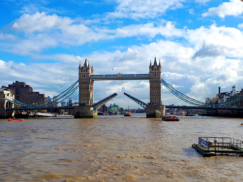 The River Thames and Tower Bridge.