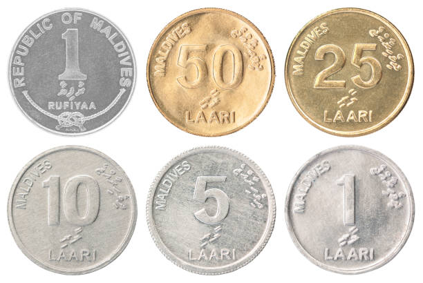 istock Full set of Maldivian coins 1059955806