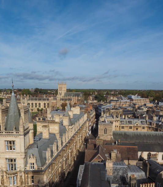 istock Aerial view of Cambridge 1059955992