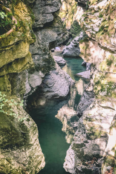 istock Cliffs of Martvili Canyon, Georgia 1059958034