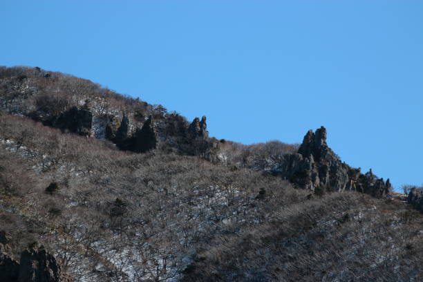 istock Mt. Hanra, winter, snow, mountains, rock, 1059965062