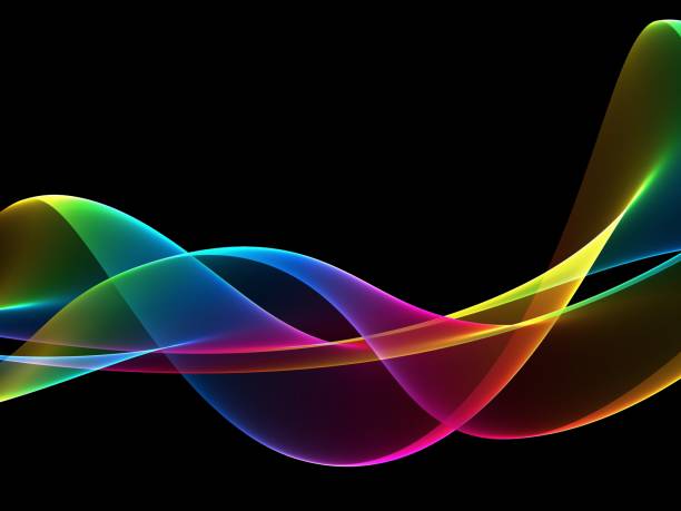 istock Wave abstract images, color design Abstract colored wave 1059967900