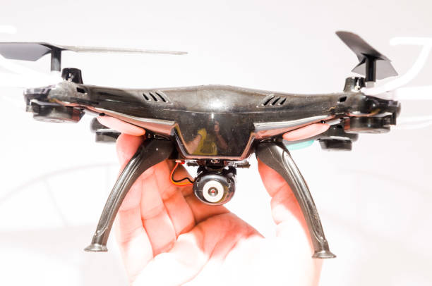 istock Modern Technology Copter closeup Aircraft Drone 1059977548