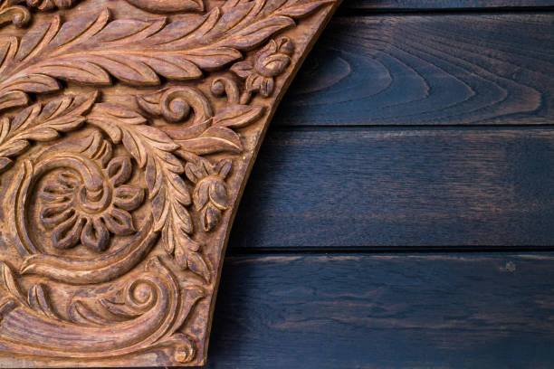 istock Teak wood carving NO.001 1059979164