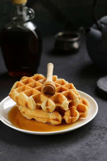 istock sweet waffles with berries 1059981860
