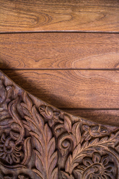 istock Teak wood carving NO.008 1059985274