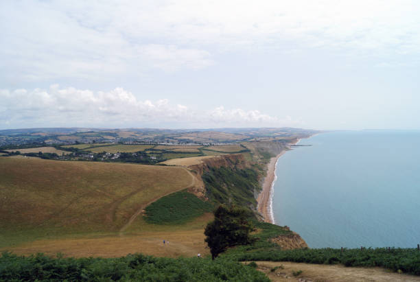 istock Coastal view of landscape and ocean 1059991056